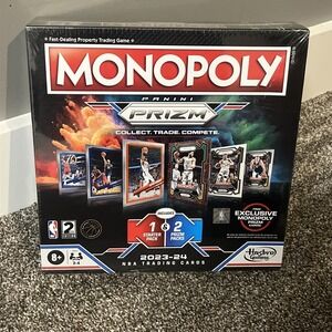 Monopoly Prizm NBA‎ 2nd Edition Board Game 8+ Game Board Panini NBA NEW